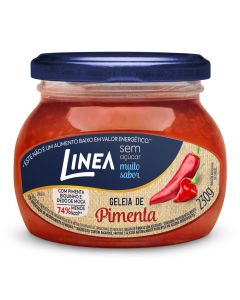 Geleia Linea Sabor Pimenta Vermelha de 230g