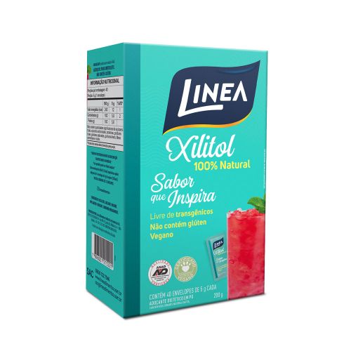 Linea Adoçante Em Pó Xilitol 40 Saches 1