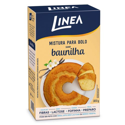 Mistura Para Bolo Sabor Baunilha Linea 300g 1