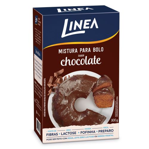 Mistura Para Bolo Sabor Chocolate Linea 300g 1