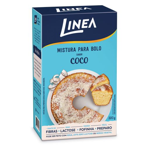 Mistura Para Bolo Sabor Coco Linea 300g 1