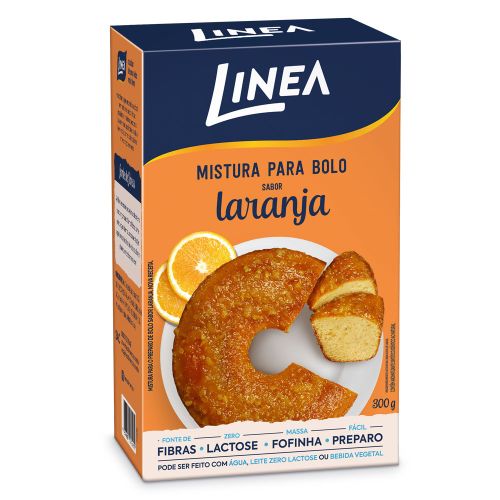 Mistura Para Bolo Sabor Laranja Linea 300g 1