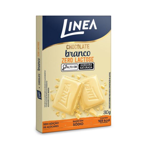 Chocolate Individual Branco Zero Lactose Linea 1 Unidade de 30g 1