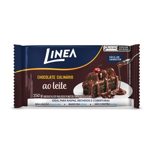 Chocolate Culinário Ao Leite Linea 250g 1