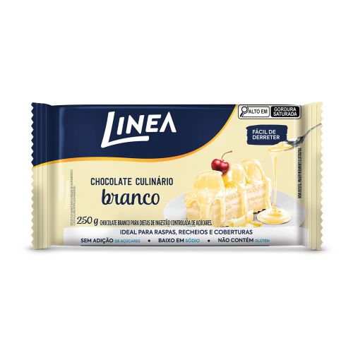 Chocolate Culinário Branco Linea 250g 1