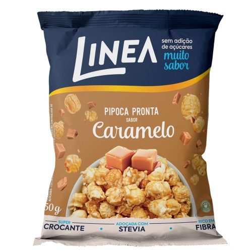 Pipoca Pronta Linea Sabor Caramelo 50g 1