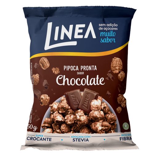 Pipoca Pronta Linea Sabor Chocolate 50g 1