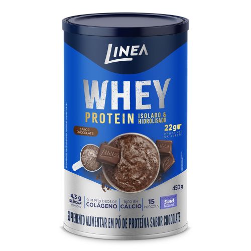 Whey Protein Isolado e Hidrolisado Linea Sabor Maxxi Chocolate 450g