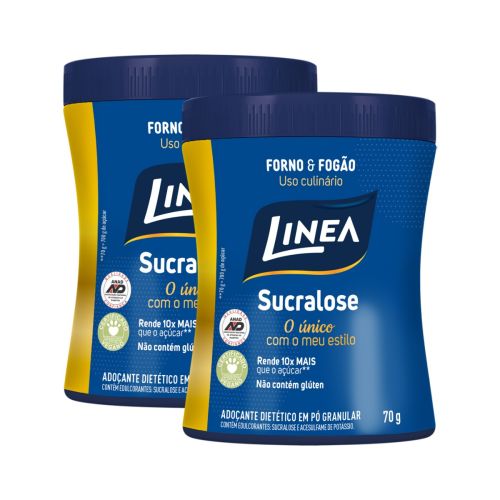 Kit Adoçante Sucralose Culinário Linea 70g - 2 unidades