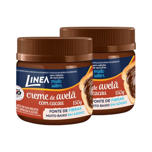 Creme De Avelã Linea Com Cacau 150g - 2 unidades