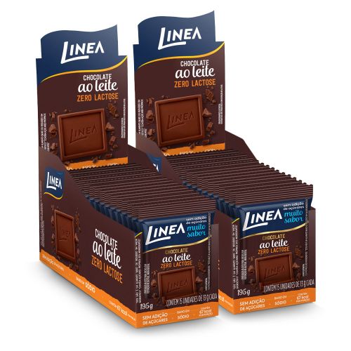 Kit 30 unidades Mini Chocolates - Ao Leite Zero Lactose