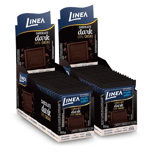 Kit 30 unidades Mini Chocolate Linea Dark