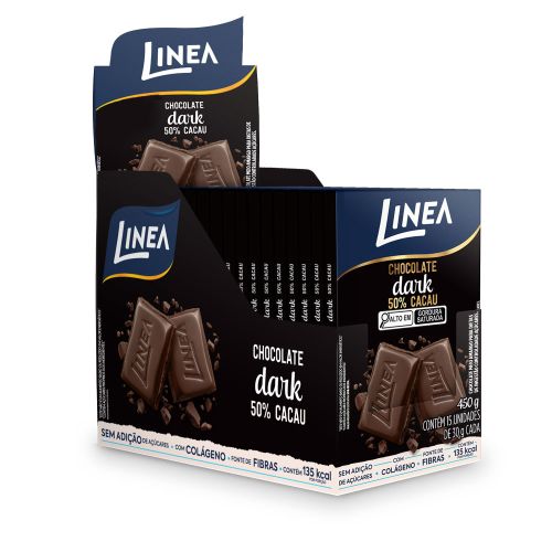 Chocolate Individual Dark Linea 15 unidades de 30g