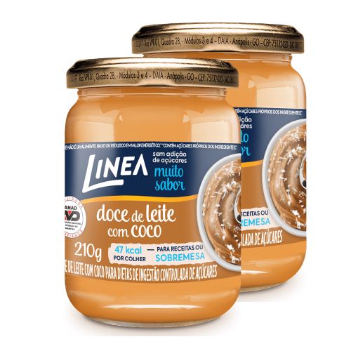 Doce De Leite Com Coco Linea 210g - 2 unidades