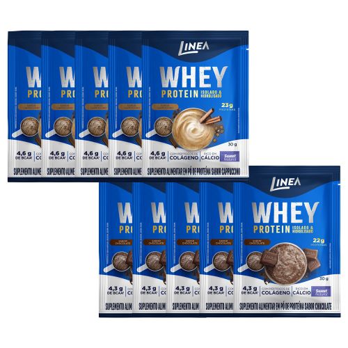 KIt 10 Whey Protein - Cappuccino e Maxxi Chocolate